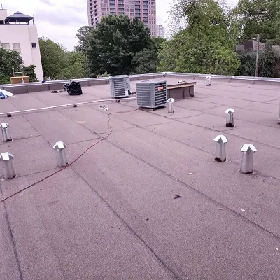 Roof inspection and repair project in Houston Texas